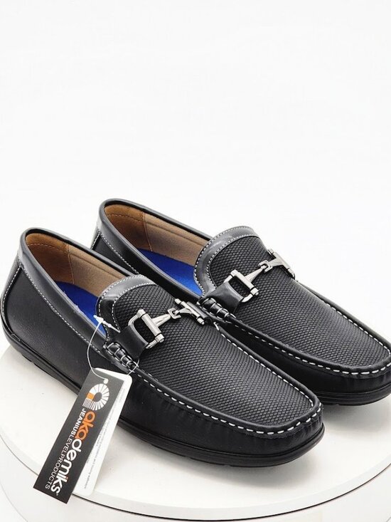 Akademiks Other - Akademiks Ogden-01 Black Driving Loafers Men’s Size 10.5 Slip On Shoes
